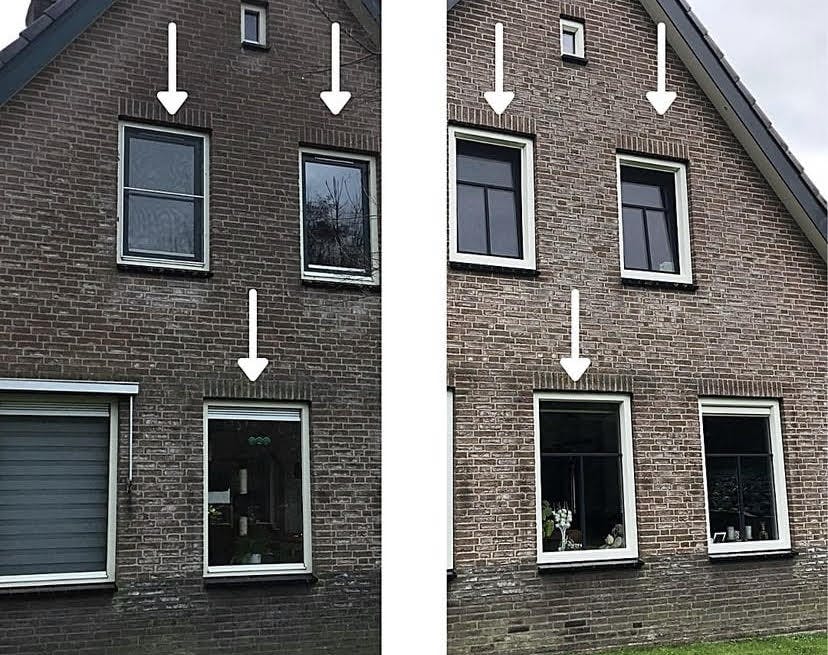 Van hout naar kunststof kozijnen